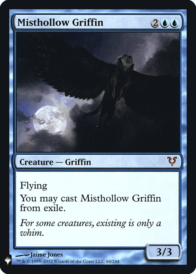 Misthollow Griffin [Mystery Booster] | North of Exile Games