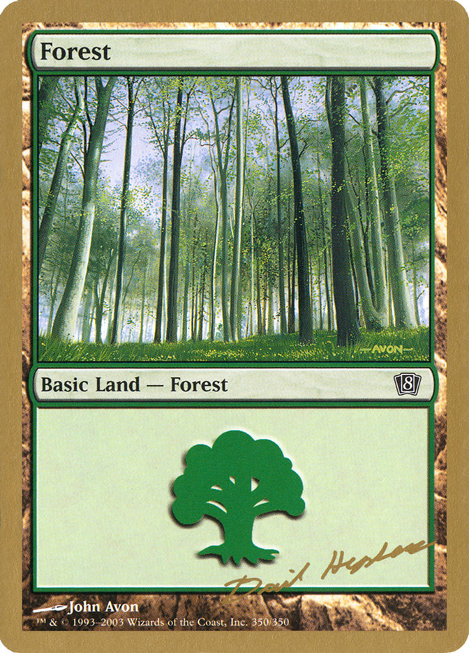 Forest (dh350) (Dave Humpherys) [World Championship Decks 2003] | North of Exile Games