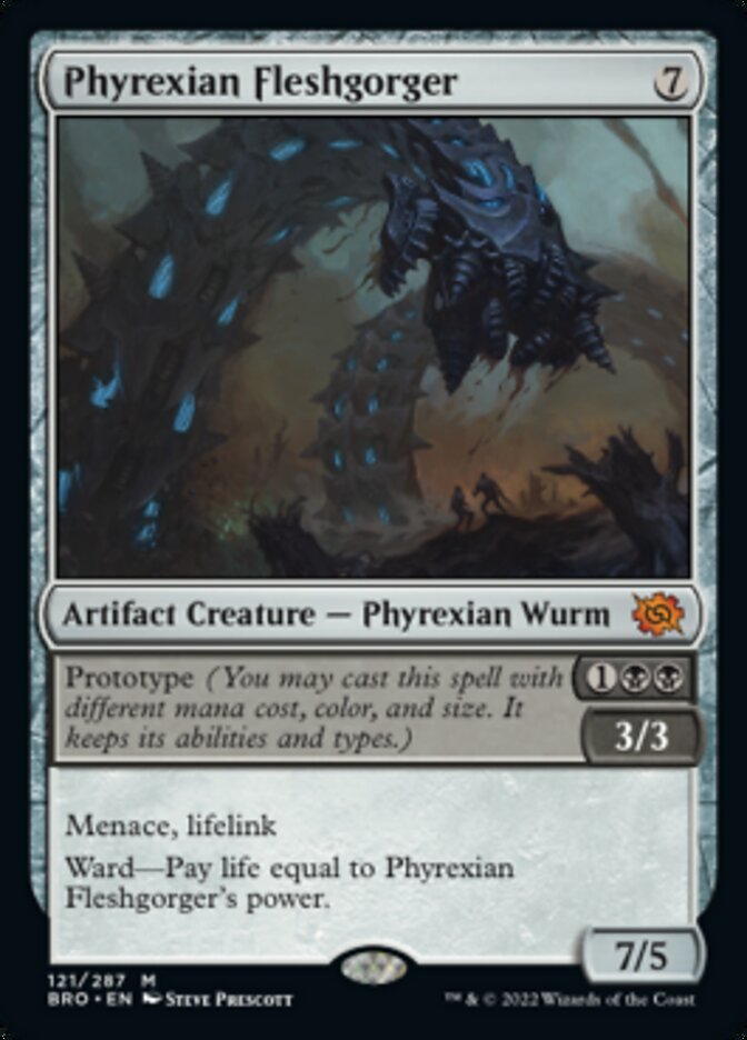 Phyrexian Fleshgorger (Promo Pack) [The Brothers' War Promos] | North of Exile Games
