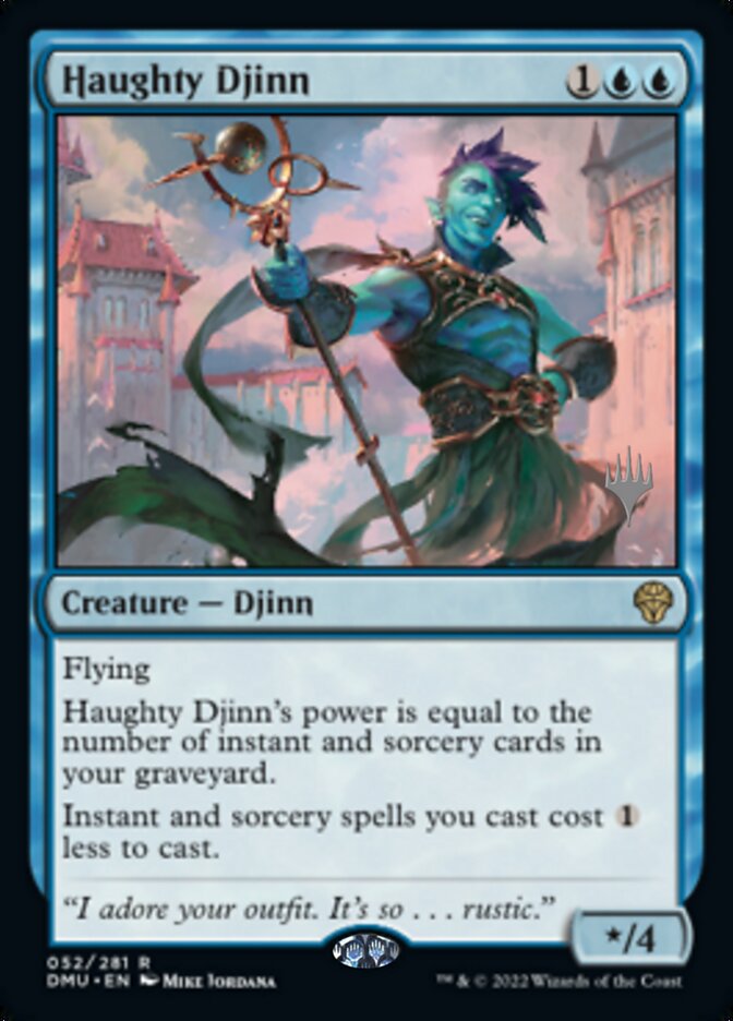 Haughty Djinn (Promo Pack) [Dominaria United Promos] | North of Exile Games