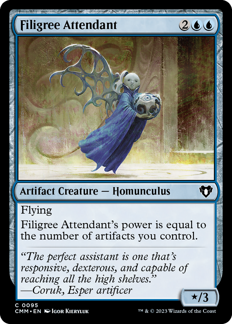 Filigree Attendant [Commander Masters] | North of Exile Games