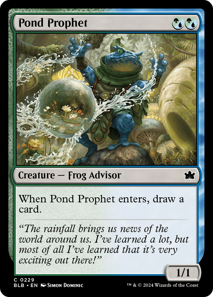 Pond Prophet [Bloomburrow] | North of Exile Games