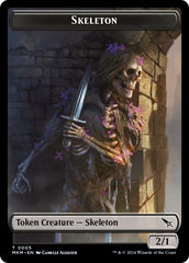 Detective // Skeleton Double-Sided Token [Murders at Karlov Manor Tokens] | North of Exile Games