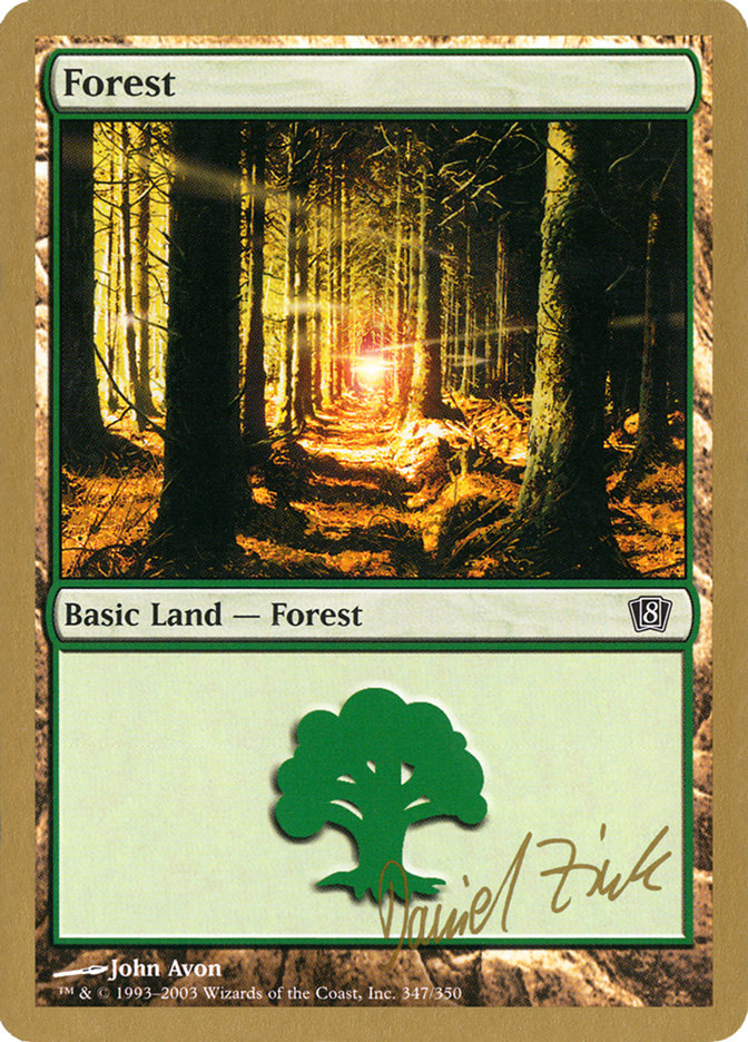 Forest (dz347) (Daniel Zink) [World Championship Decks 2003] | North of Exile Games