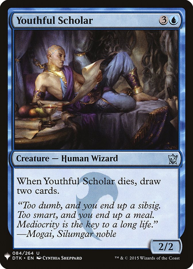 Youthful Scholar [Mystery Booster] | North of Exile Games