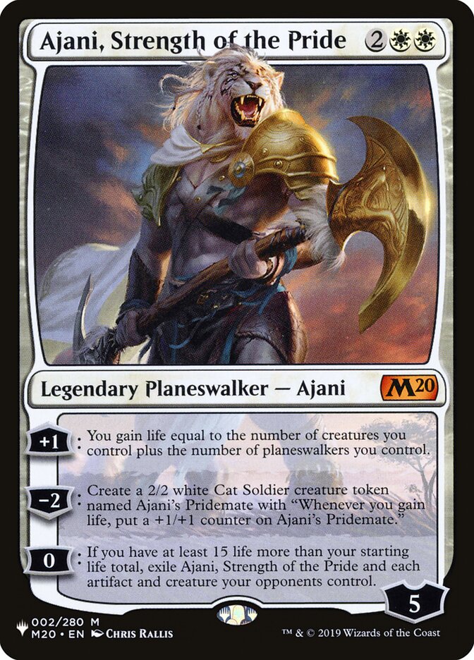 Ajani, Strength of the Pride [The List] | North of Exile Games