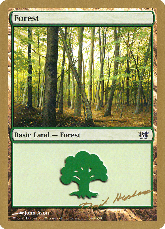 Forest (dh349) (Dave Humpherys) [World Championship Decks 2003] | North of Exile Games