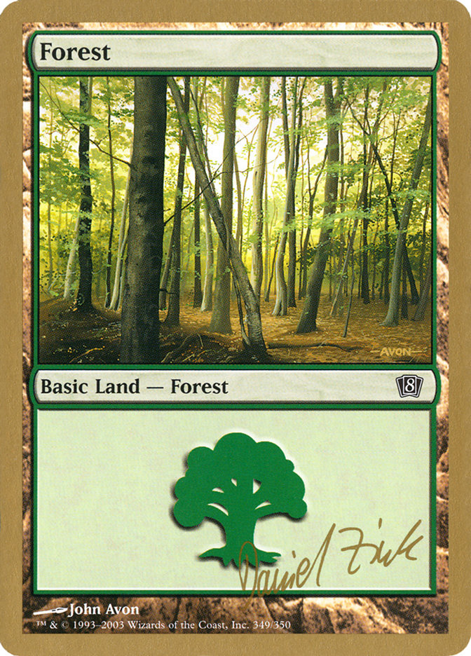 Forest (dz349) (Daniel Zink) [World Championship Decks 2003] | North of Exile Games