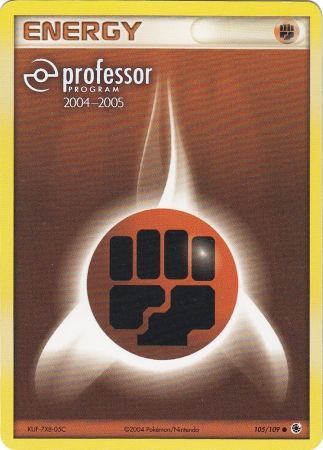 Fighting Energy (105/109) (2004 2005) [Professor Program Promos] | North of Exile Games
