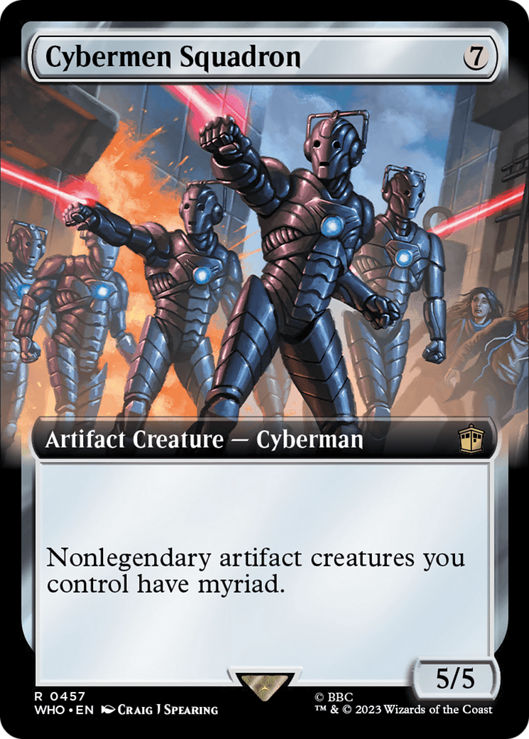 Cybermen Squadron (Extended Art) [Doctor Who] | North of Exile Games