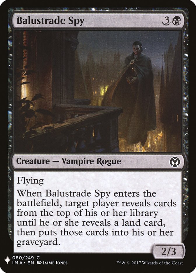 Balustrade Spy [Mystery Booster] | North of Exile Games