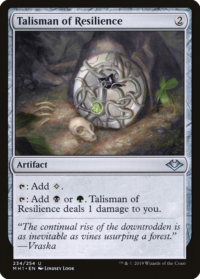 Talisman of Resilience [Modern Horizons] | North of Exile Games