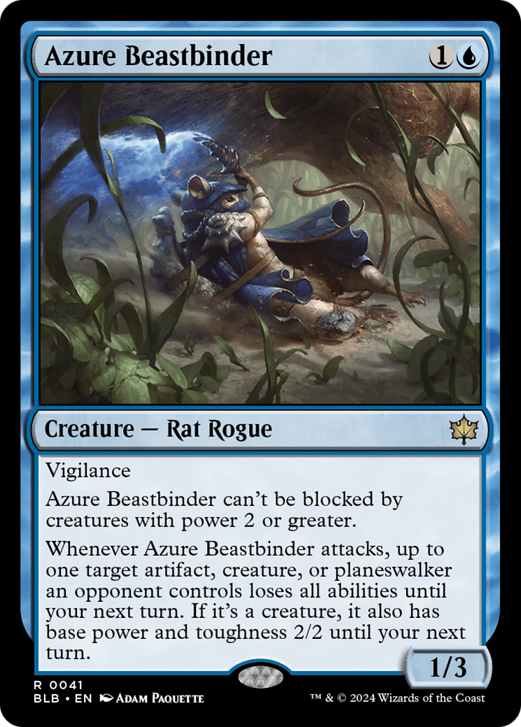 Azure Beastbinder [Bloomburrow] | North of Exile Games