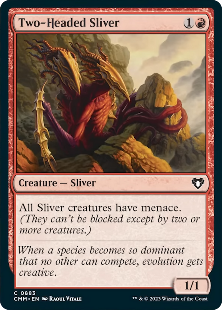 Two-Headed Sliver [Commander Masters] | North of Exile Games
