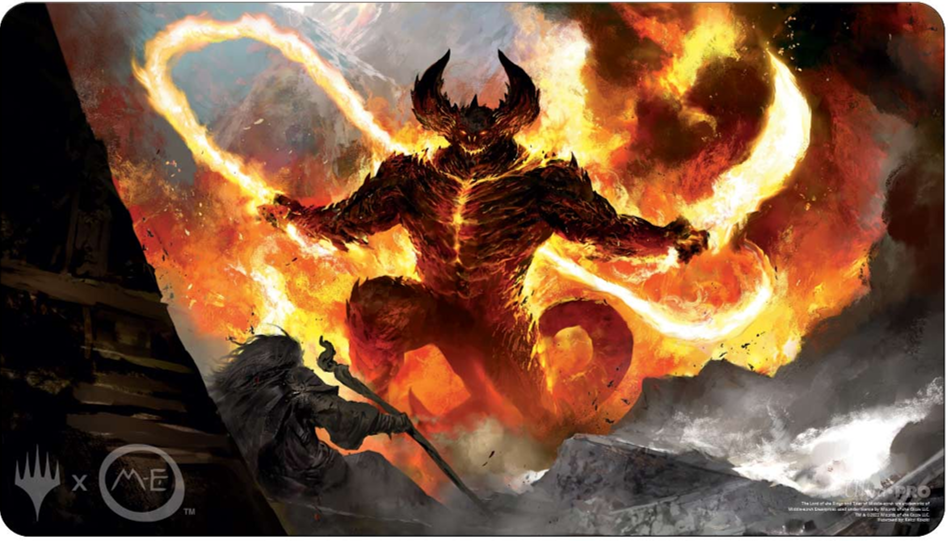 Playmat:  LOTR TALES OF MIDDLE-EARTH BALROG | North of Exile Games