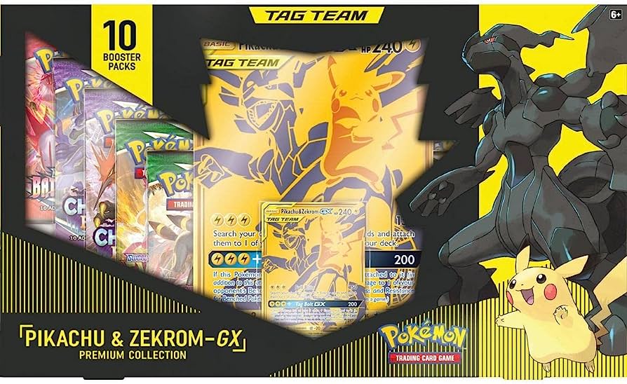 POKEMON PIKACHU AND ZEKROM-GX PREMIUM COLLECTION | North of Exile Games