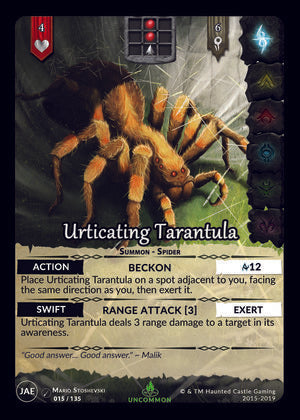 Urticating Tarantula (JAE,  15/135) | North of Exile Games