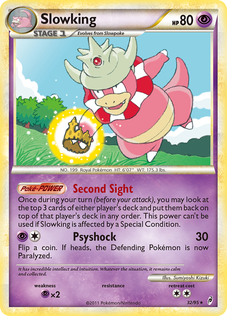 Slowking (32/95) [HeartGold & SoulSilver: Call of Legends] | North of Exile Games