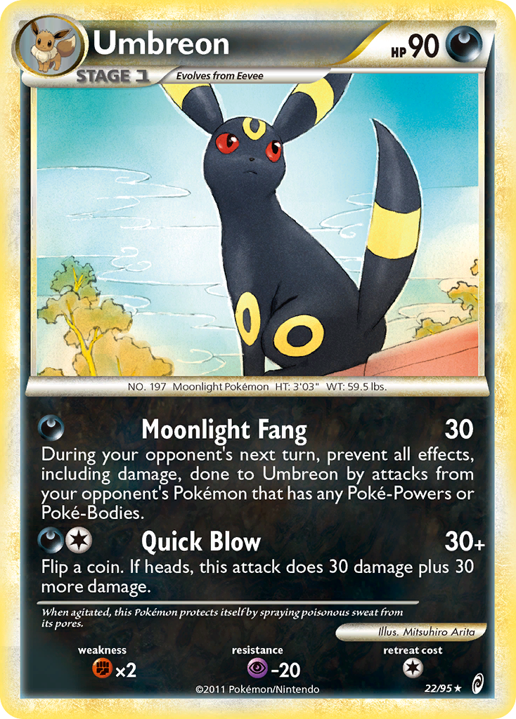 Umbreon (22/95) [HeartGold & SoulSilver: Call of Legends] | North of Exile Games