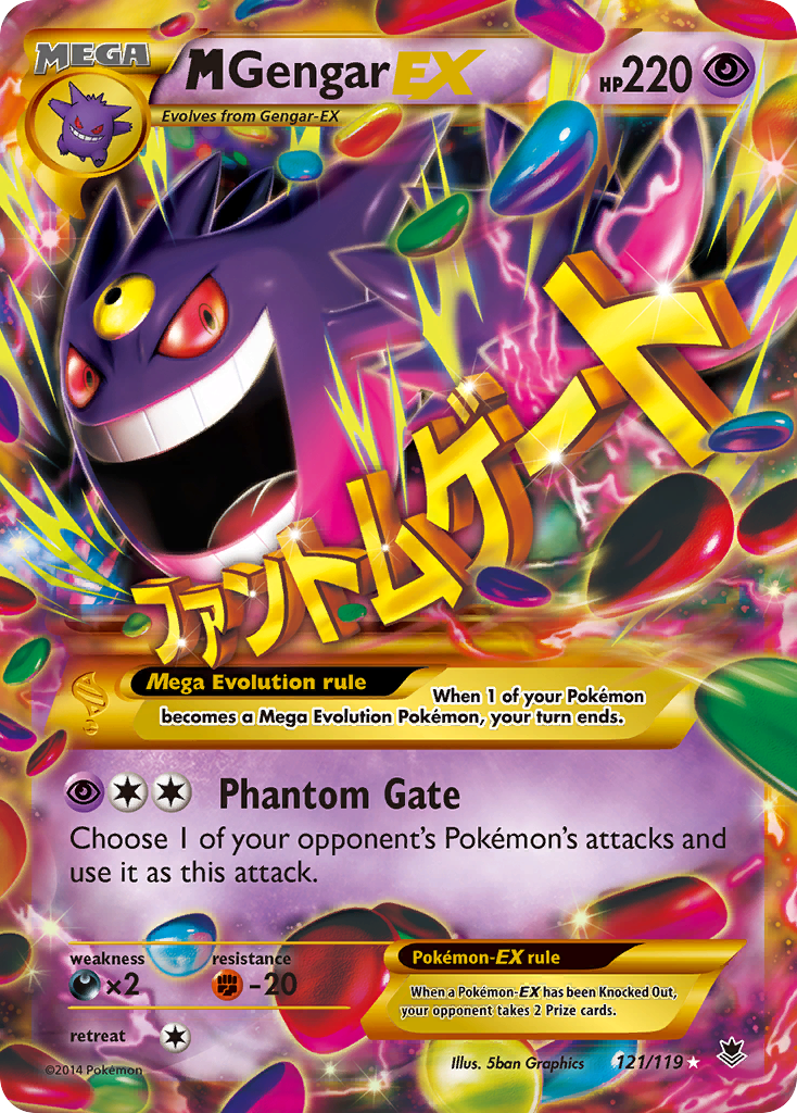 M Gengar EX (121/119) [XY: Phantom Forces] | North of Exile Games