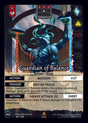 Guardian Of Balance (JAE,  27/135) | North of Exile Games