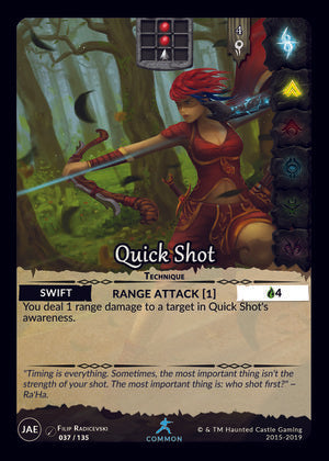 Quick Shot (JAE,  37/135) | North of Exile Games