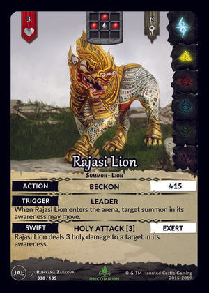 Rajasi Lion (JAE,  38/135) | North of Exile Games