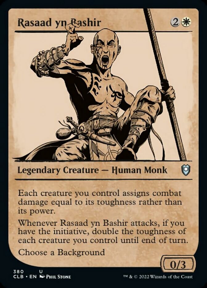Rasaad yn Bashir (Showcase) [Commander Legends: Battle for Baldur's Gate] | North of Exile Games