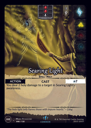 Searing Light (JAE,  40/135) | North of Exile Games