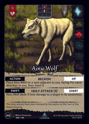 Ainu Wolf (JAE, 45/135) | North of Exile Games