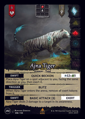 Ajna Tiger (JAE, 46/135) | North of Exile Games