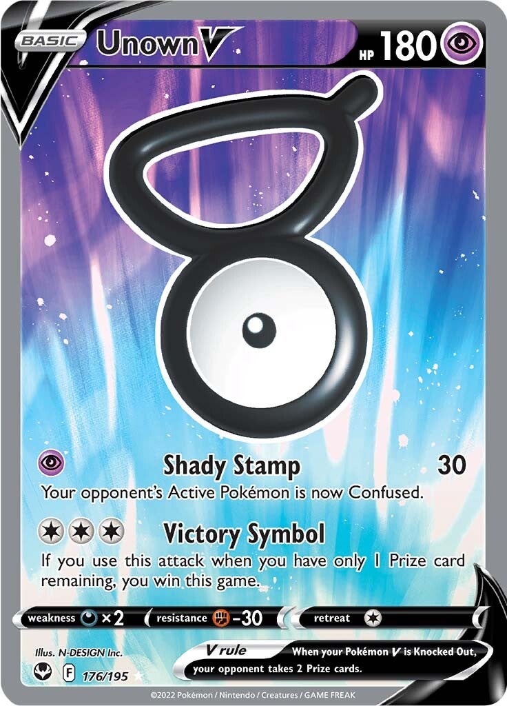 Unown V (176/195) [Sword & Shield: Silver Tempest] | North of Exile Games