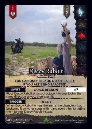 Decoy Rabbit (JAE,  52/135) | North of Exile Games