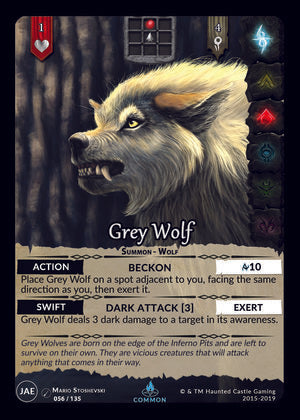 Grey Wolf (JAE,  56/135) | North of Exile Games