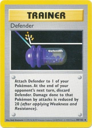 Defender (80/102) [Base Set Shadowless Unlimited] | North of Exile Games