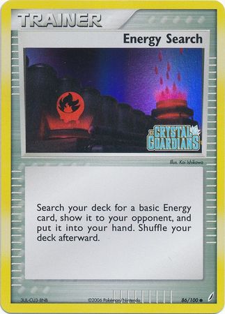 Energy Search (86/100) (Stamped) [EX: Crystal Guardians] | North of Exile Games