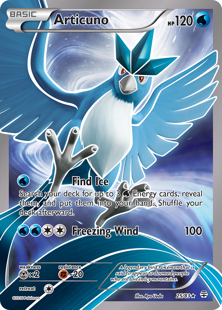 Articuno (25/83) [XY: Generations] | North of Exile Games