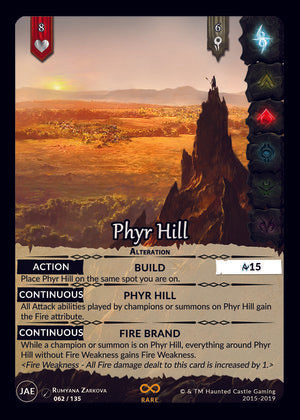 Phyr Hill (JAE,  62/135) | North of Exile Games