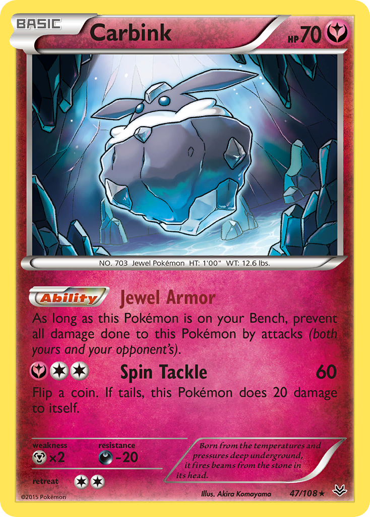 Carbink (47/108) [XY: Roaring Skies] | North of Exile Games