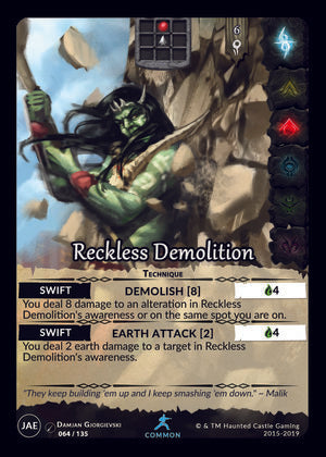 Reckless Demolition (JAE,  64/135) | North of Exile Games