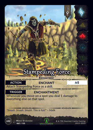 Stampeding Force (JAE,  67/135) | North of Exile Games