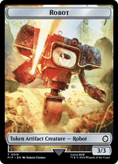 Robot // Junk Double-Sided Token [Fallout Tokens] | North of Exile Games