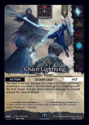 Chain Lightning (JAE, 74/135) | North of Exile Games