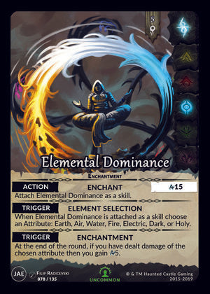Elemental Dominance (JAE,  78/135) | North of Exile Games