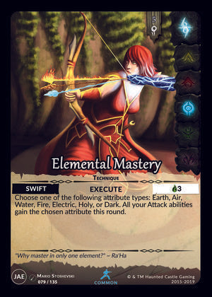 Elemental Mastery (JAE,  79/135) | North of Exile Games