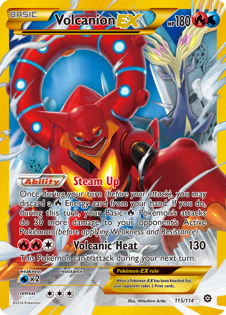 Volcanion EX (115/114) [XY: Steam Siege] | North of Exile Games