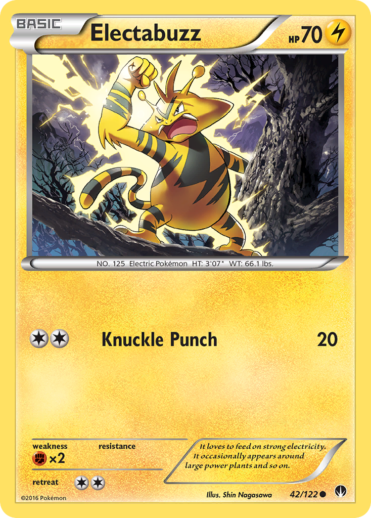 Electabuzz (42/122) [XY: BREAKpoint] | North of Exile Games