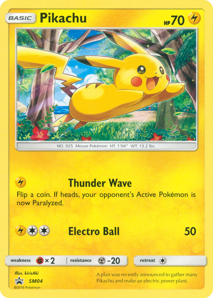 Pikachu (SM04) (Target Non Holo) [Sun & Moon: Black Star Promos] | North of Exile Games