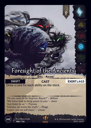 Foresight of the Ancients (JAE,  82/135) | North of Exile Games