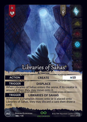 Libraries of Sahas (JAE,  85/135) | North of Exile Games